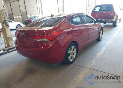 2013 Hyundai Elantra Gls z USA, uszkodzony, nr VIN KMHDH4AE6DU970375